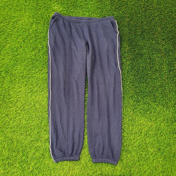 Vintage Christian-Dior Monsieur Sweatpants Large Navy-Blue - Picture 1 of 16